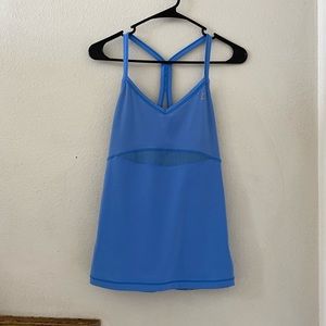 Light blue athletic tank top